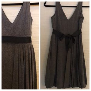 Grey Pleated dress